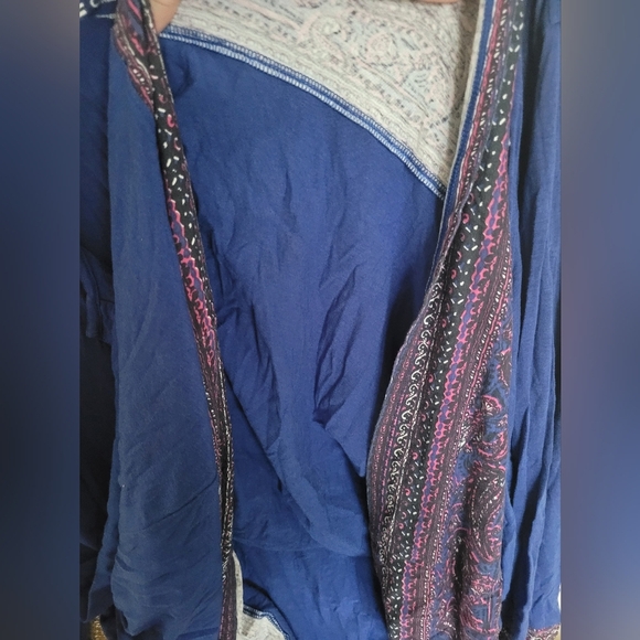 Coolibar Bamboo Blue Purple Long Sleeve 50+ UV Protection Cover-up Size 3X - Picture 4 of 12